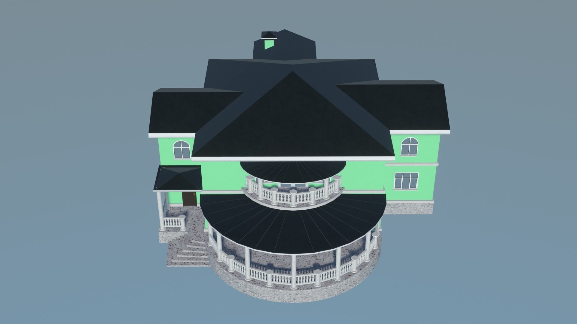 House victorian 3D model_24