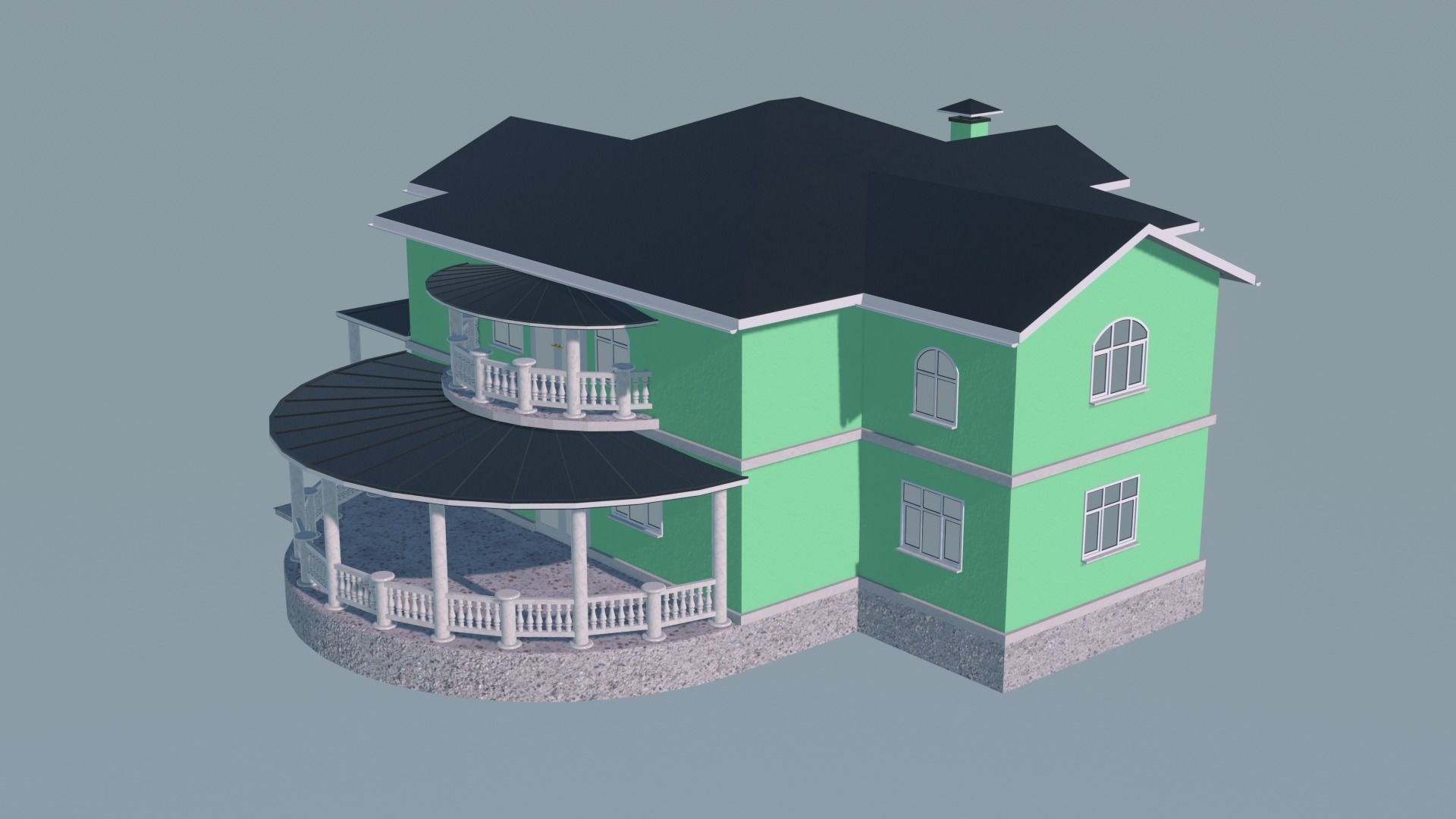 House victorian 3D model_20