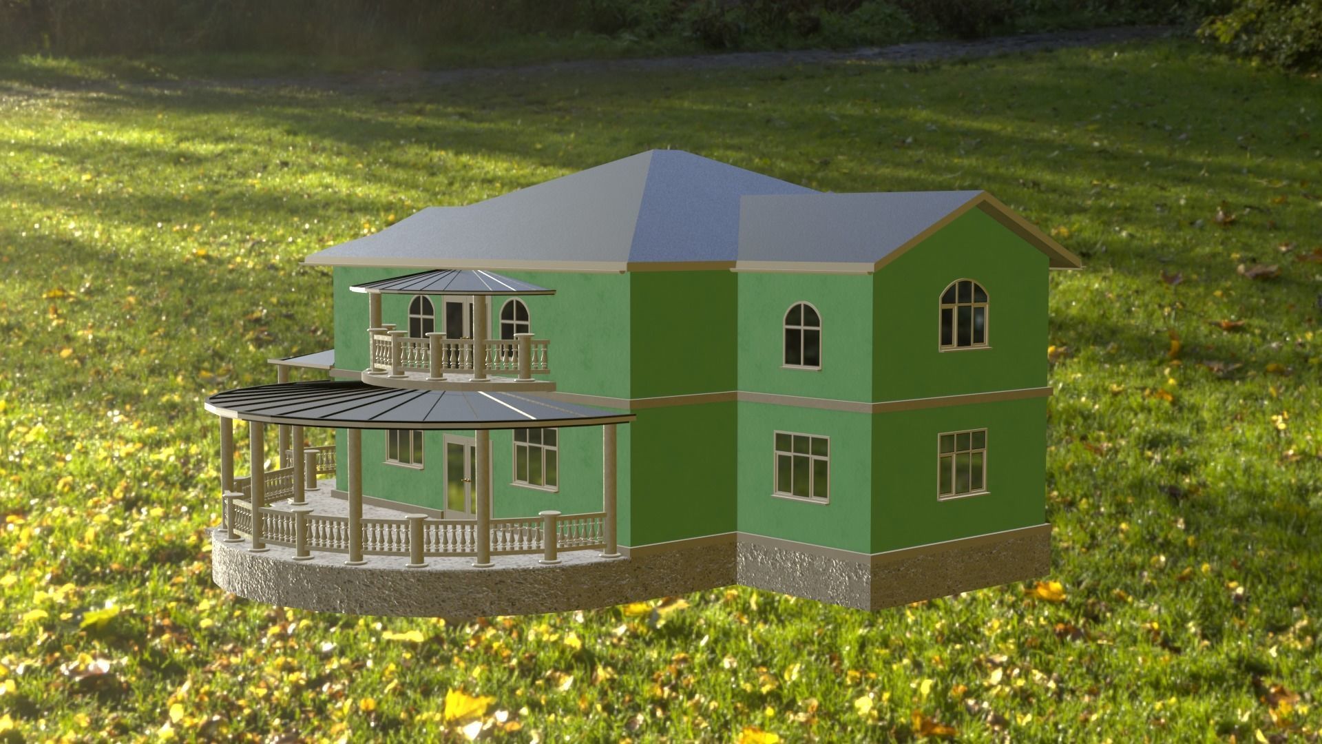 House victorian 3D model_45