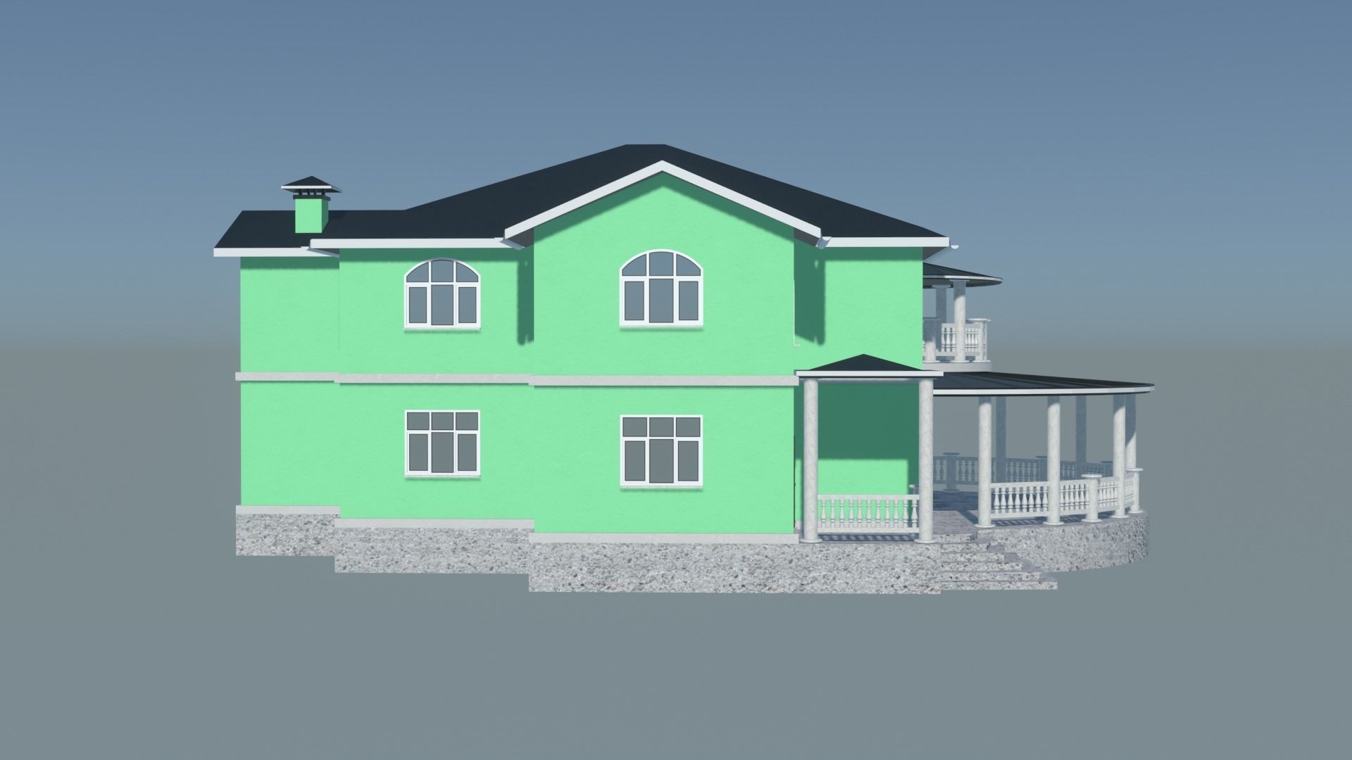 House victorian 3D model_43