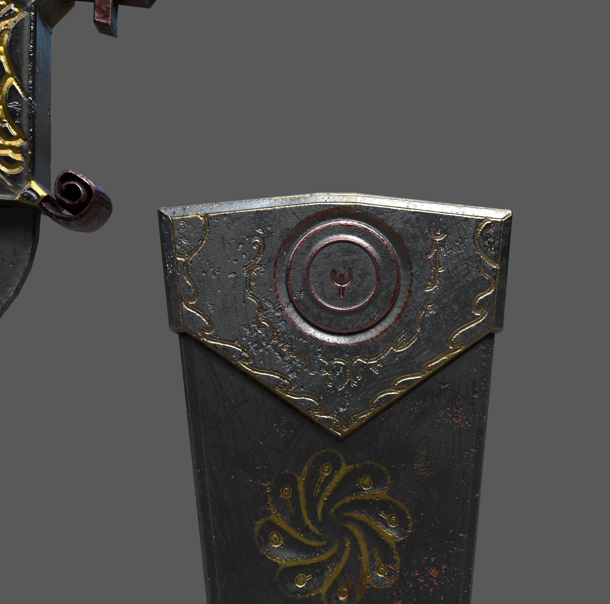 Medieval Fancy Scissors Free 3D model_16