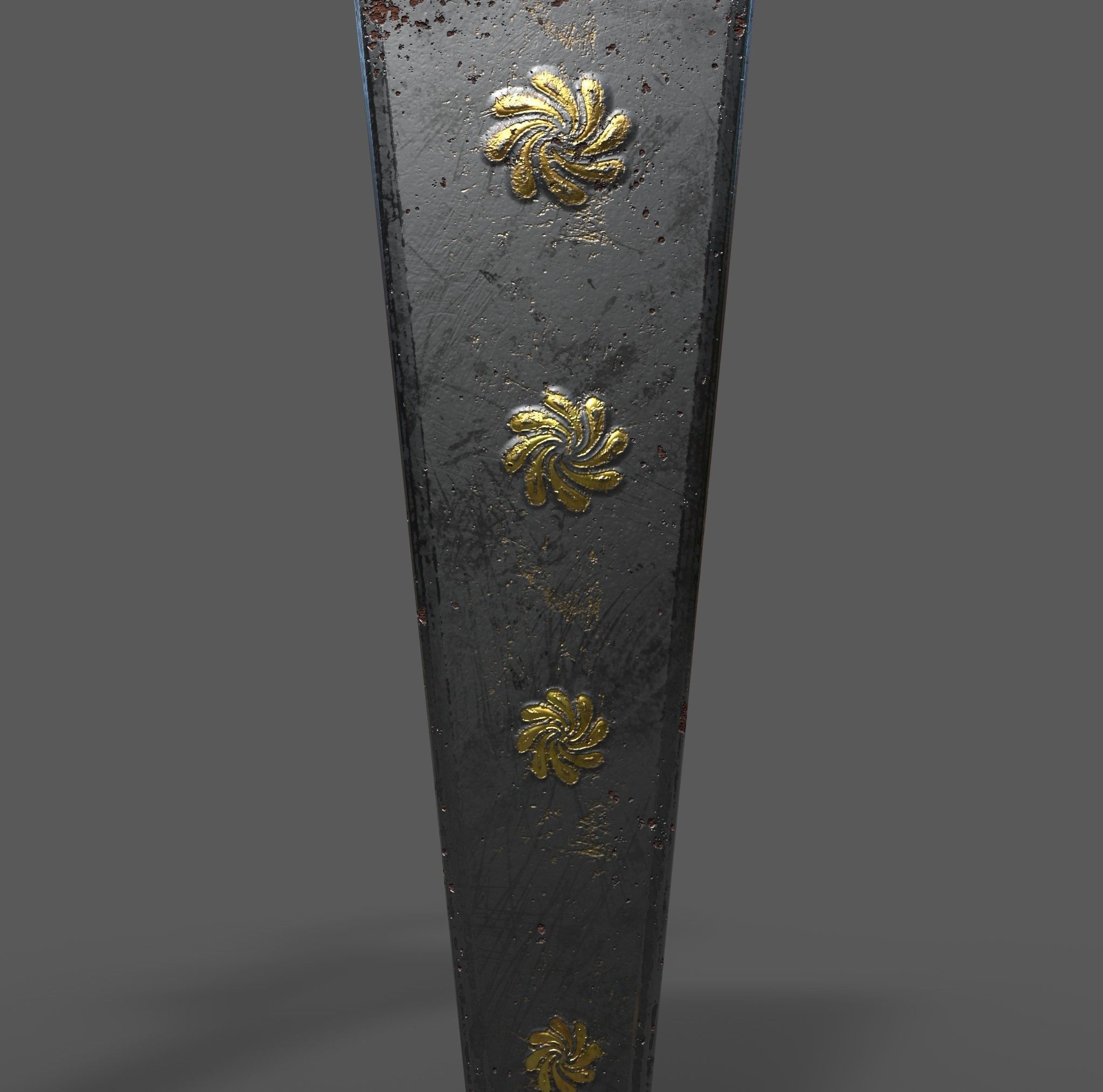 Medieval Fancy Scissors Free 3D model_19