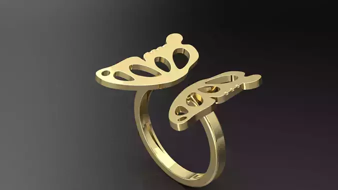 Butterfly ring