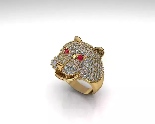 Ring design of leopard