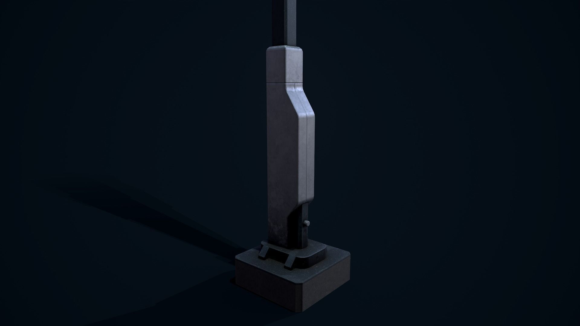 Sci Fi Street Light 1 Low-poly 3D model_12