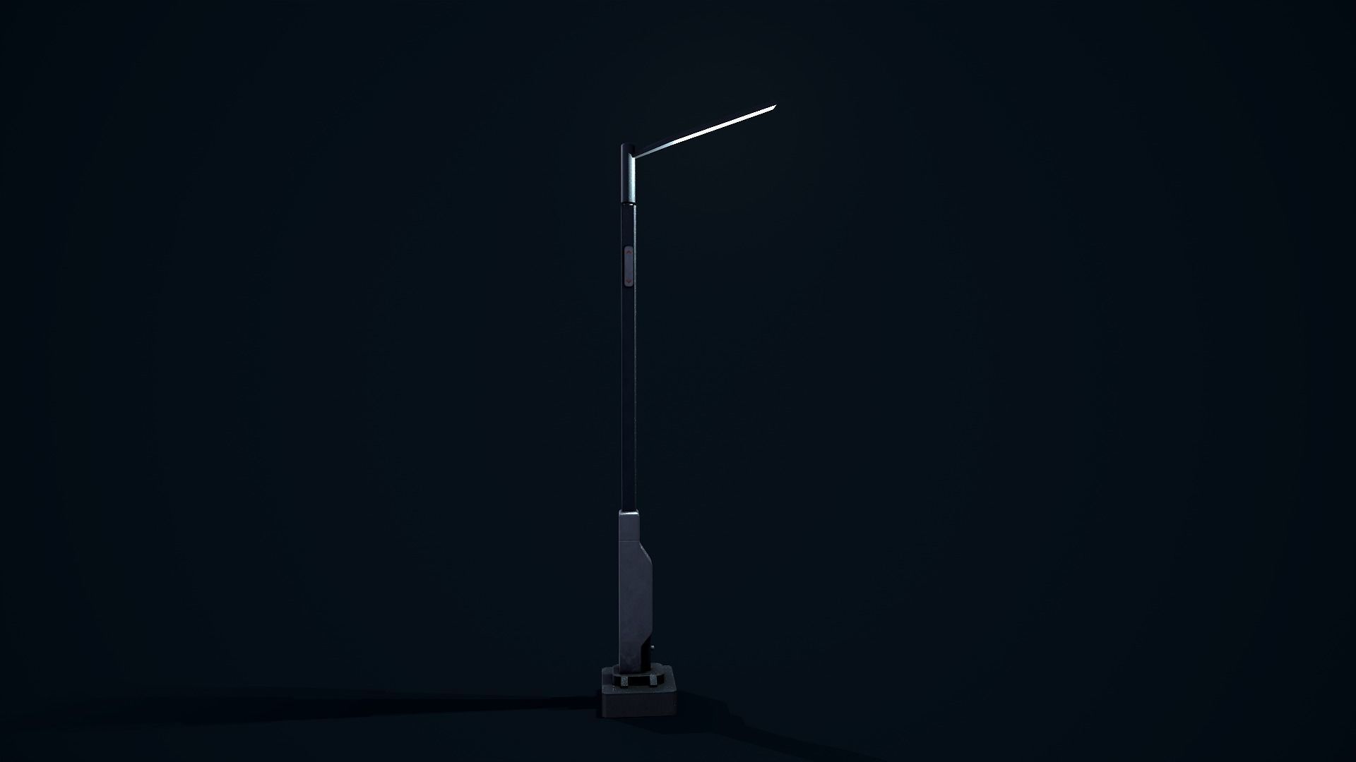 Sci Fi Street Light 1 Low-poly 3D model_5