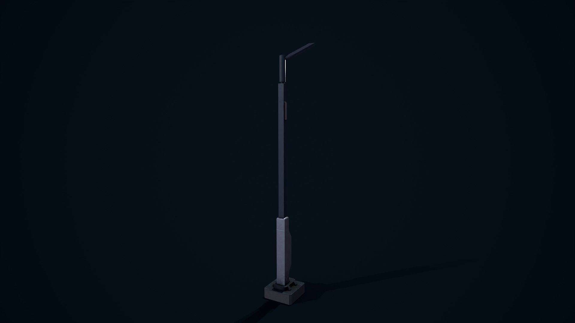 Sci Fi Street Light 1 Low-poly 3D model_6