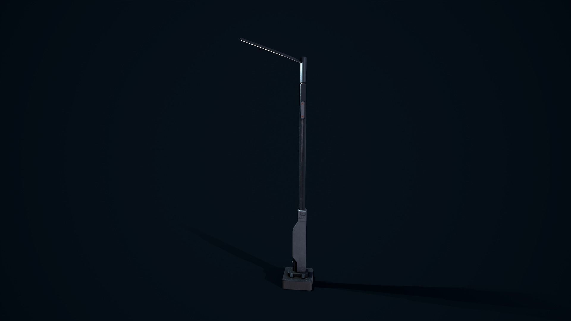 Sci Fi Street Light 1 Low-poly 3D model_11