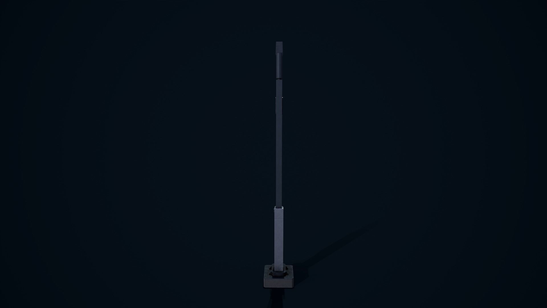 Sci Fi Street Light 1 Low-poly 3D model_7