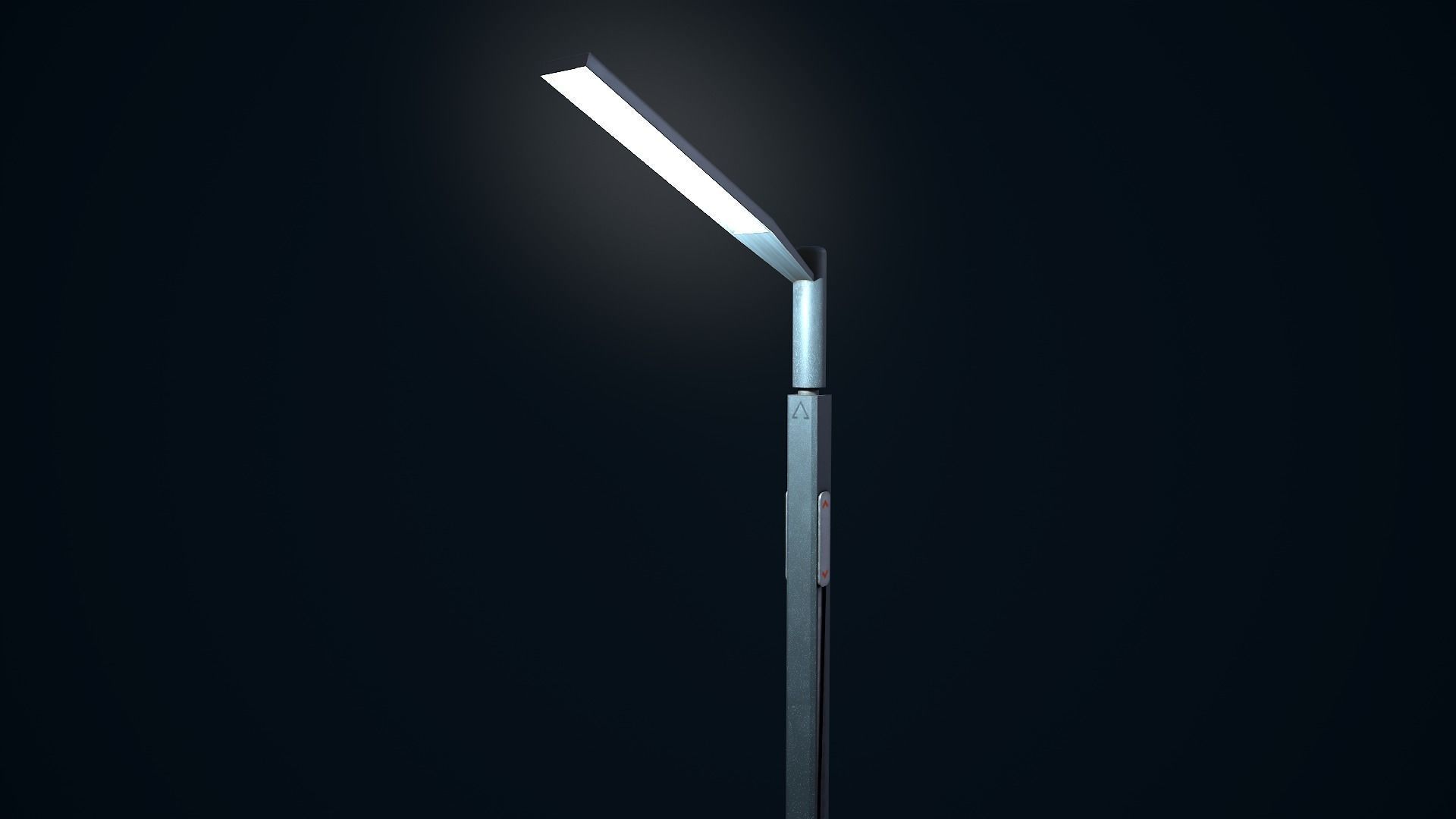 Sci Fi Street Light 1 Low-poly 3D model_10