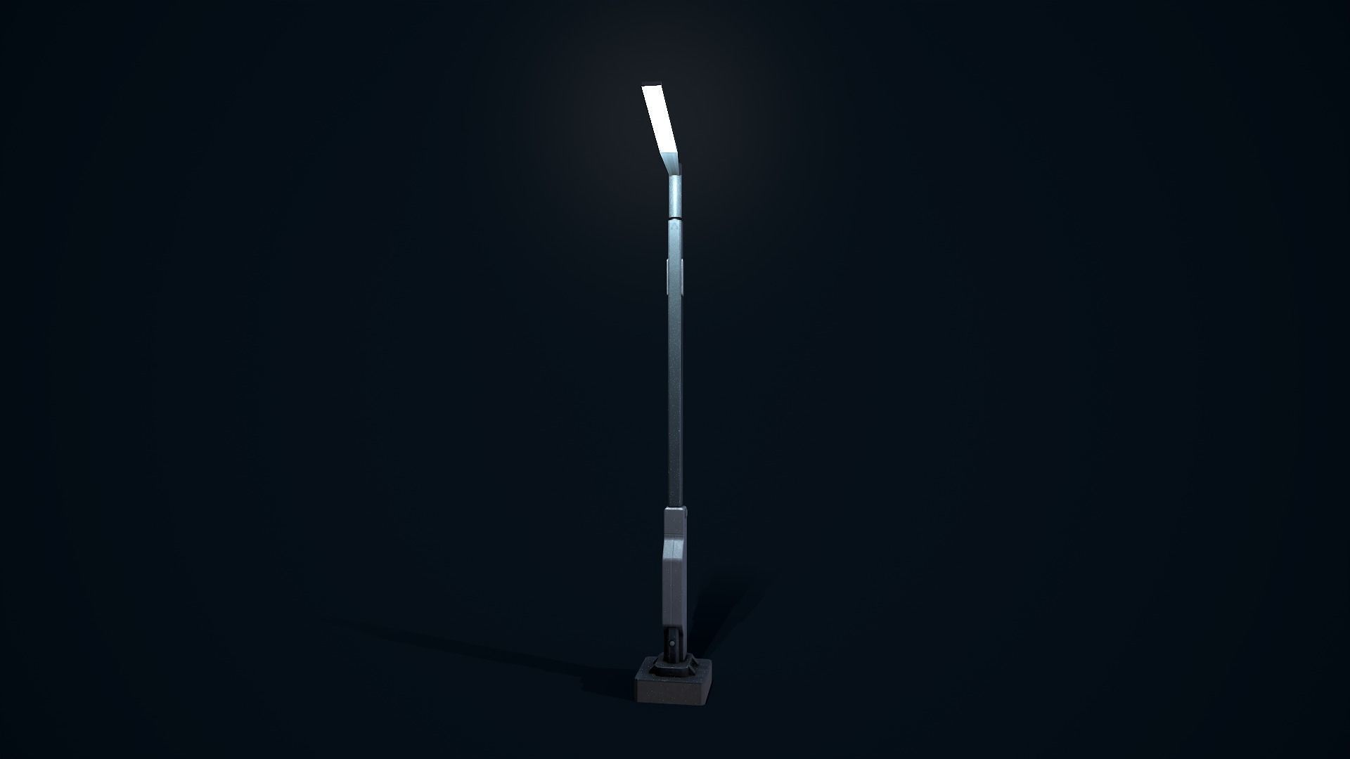 Sci Fi Street Light 1 Low-poly 3D model_2