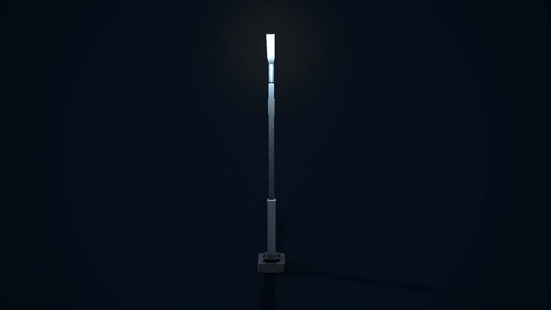 Sci Fi Street Light 2 Low-poly 3D model_4