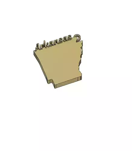 Arkansas Charm 3D print model
