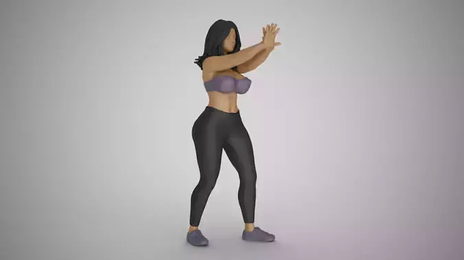 Girl Keeping Distance