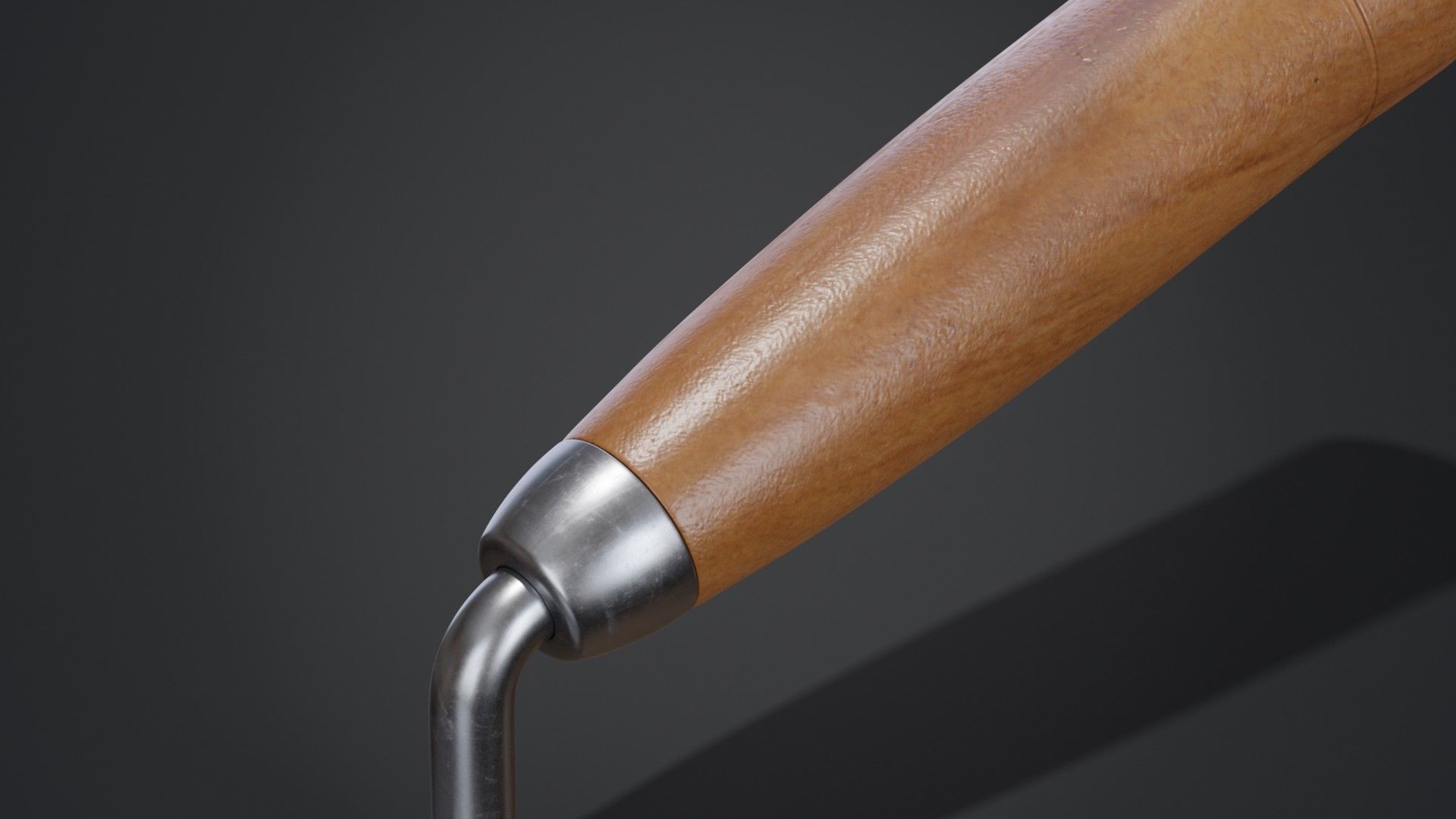 Brick Trowel 3D model_5