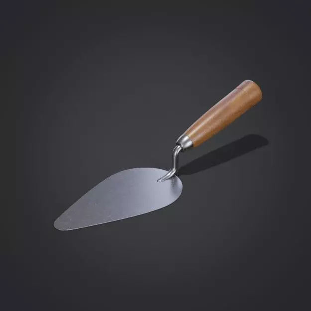 Brick Trowel 3D model_0