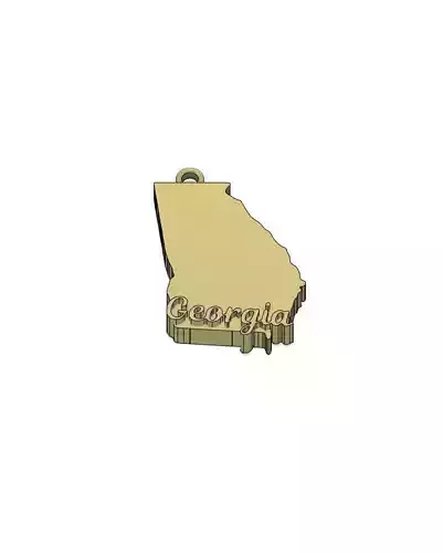 Georgia Charm 3D print model