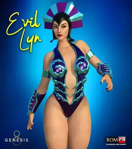 Evil Lyn For G8F And G8-1F 3D model