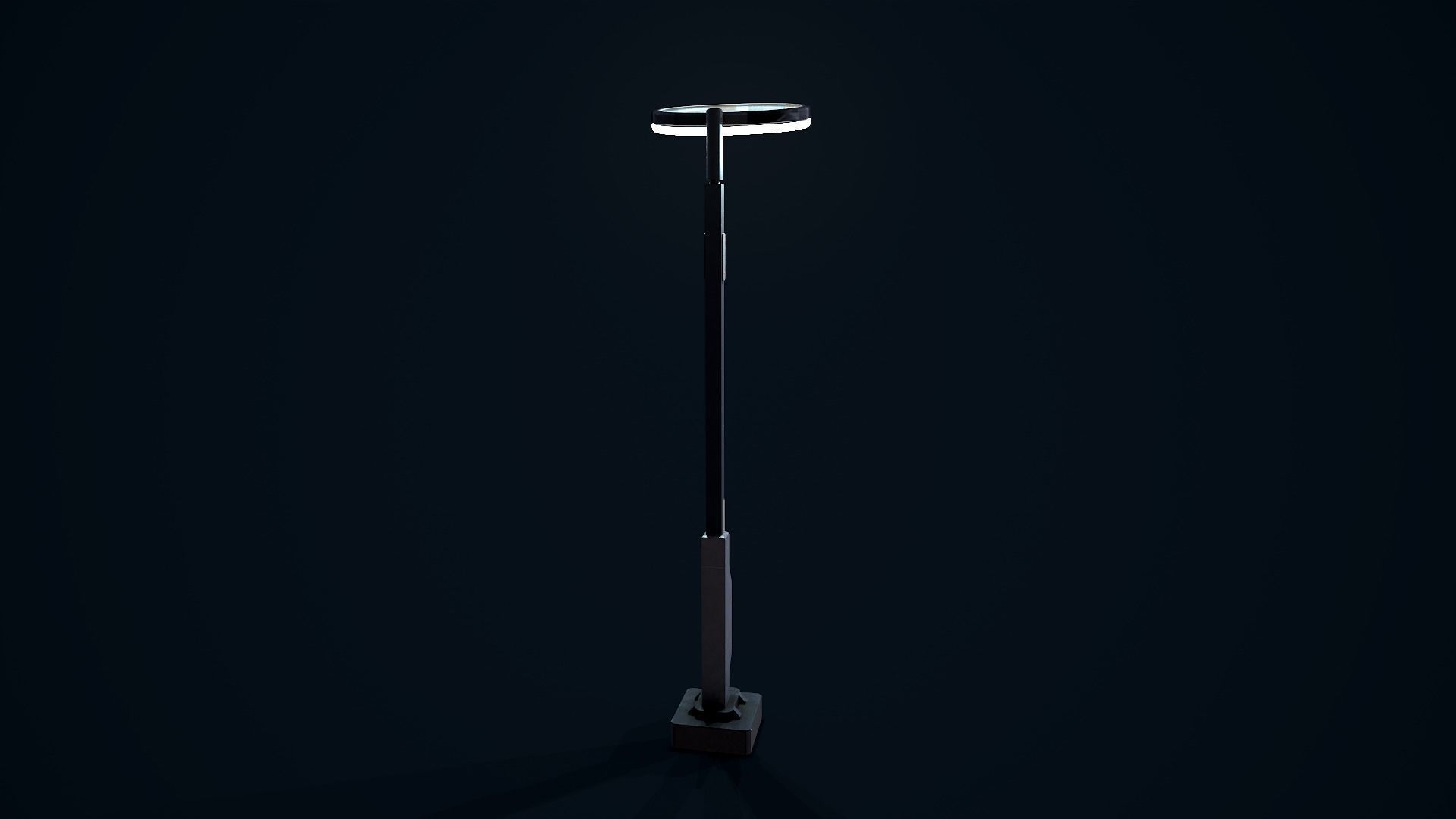Sci Fi Street Light 5 Low-poly 3D model_6