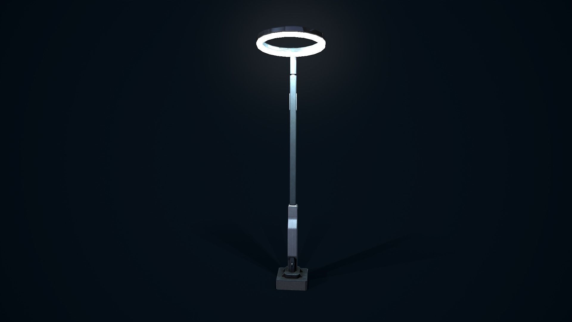 Sci Fi Street Light 5 Low-poly 3D model_2