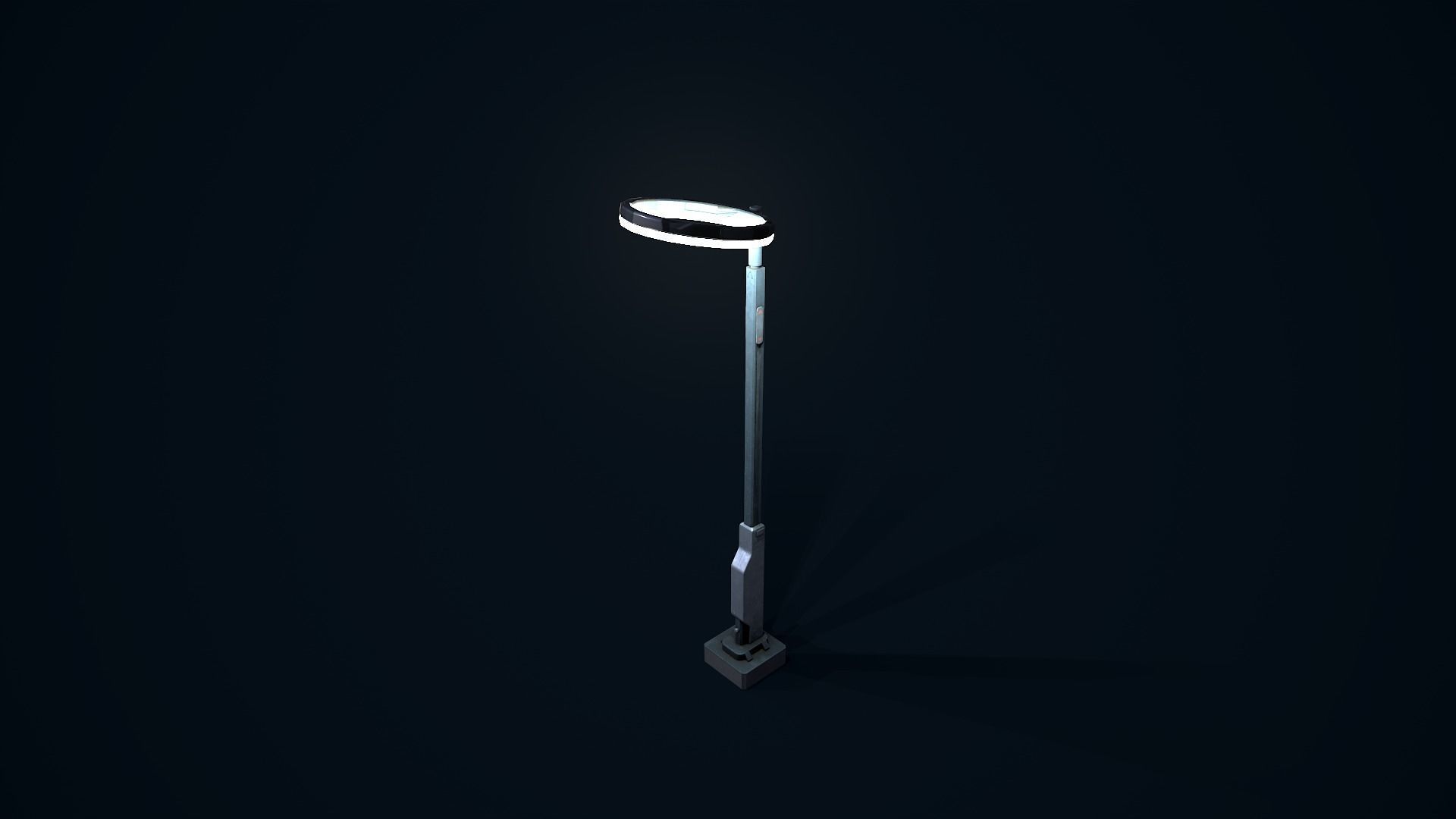 Sci Fi Street Light 5 Low-poly 3D model_20