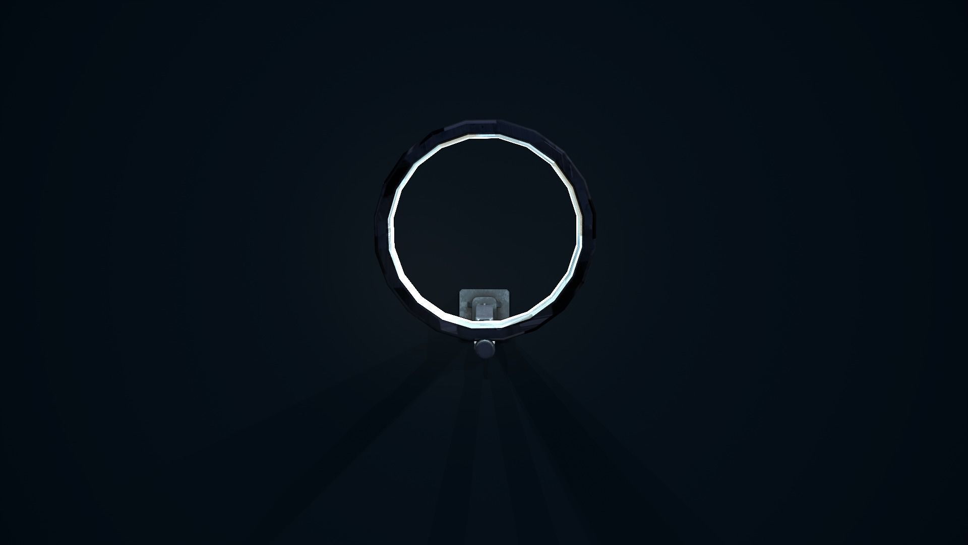 Sci Fi Street Light 5 Low-poly 3D model_16