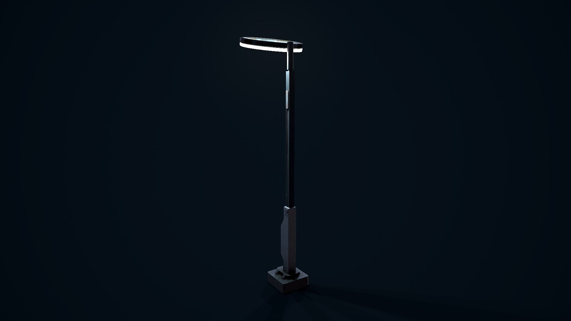 Sci Fi Street Light 5 Low-poly 3D model_7