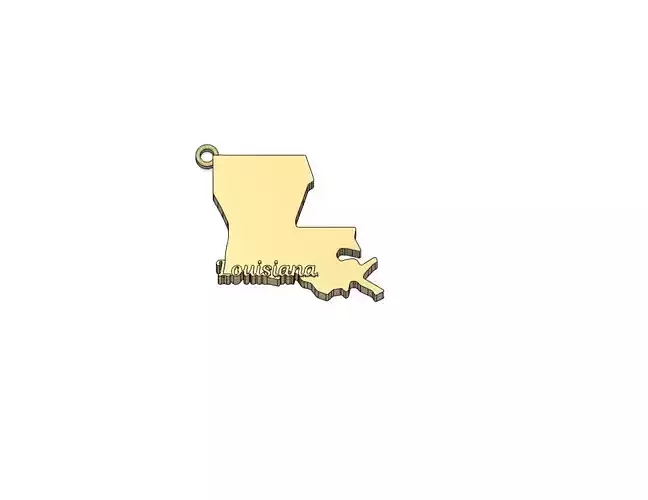 Louisiana Charm 3D print model