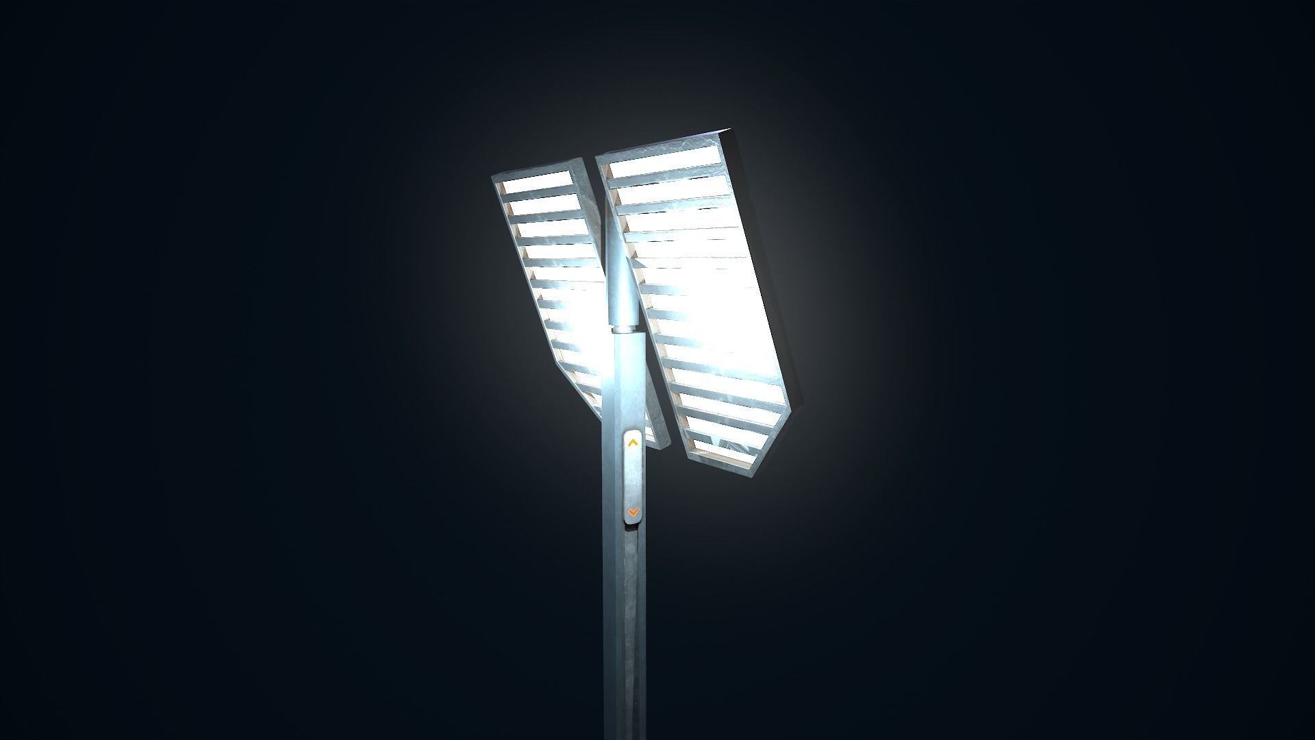 Sci Fi Street Light 6 Low-poly 3D model_8