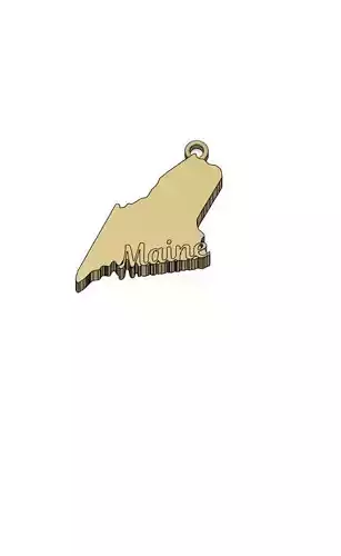 Maine Charm 3D print model