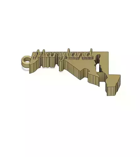 Maryland Charm 3D print model