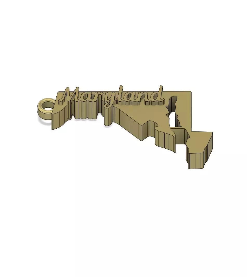 Maryland Charm 3D print model