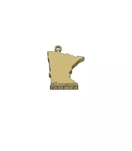 Minnesota Charm 3D print model