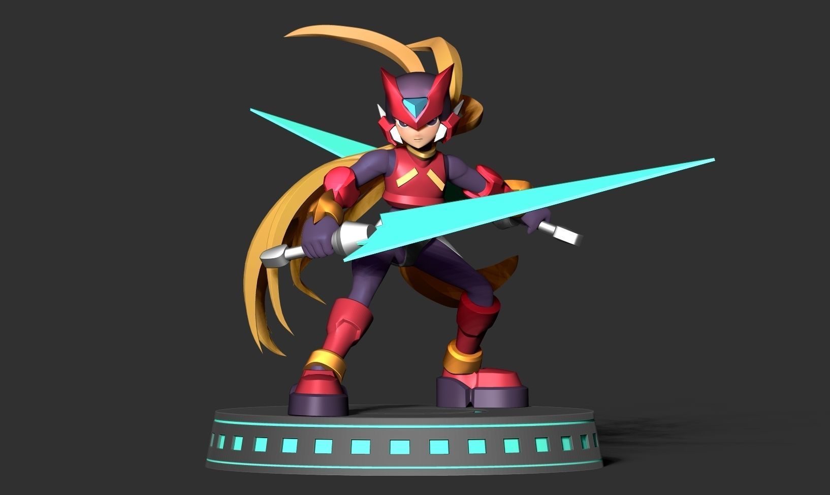 Mega Man Zero 3D print model_7