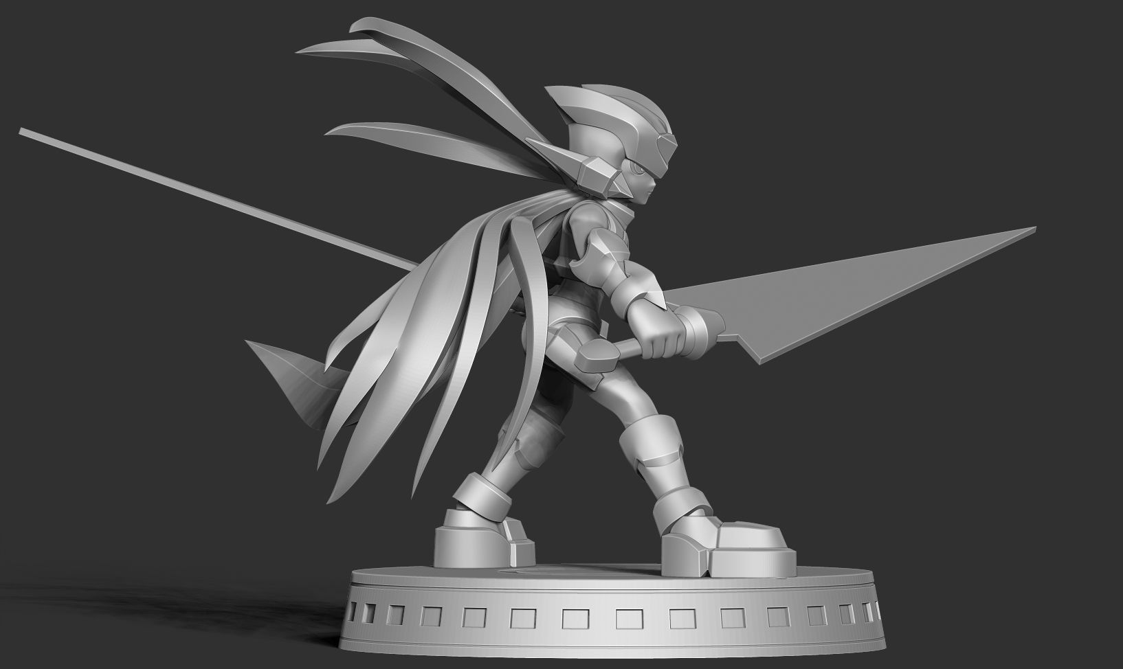 Mega Man Zero 3D print model_12