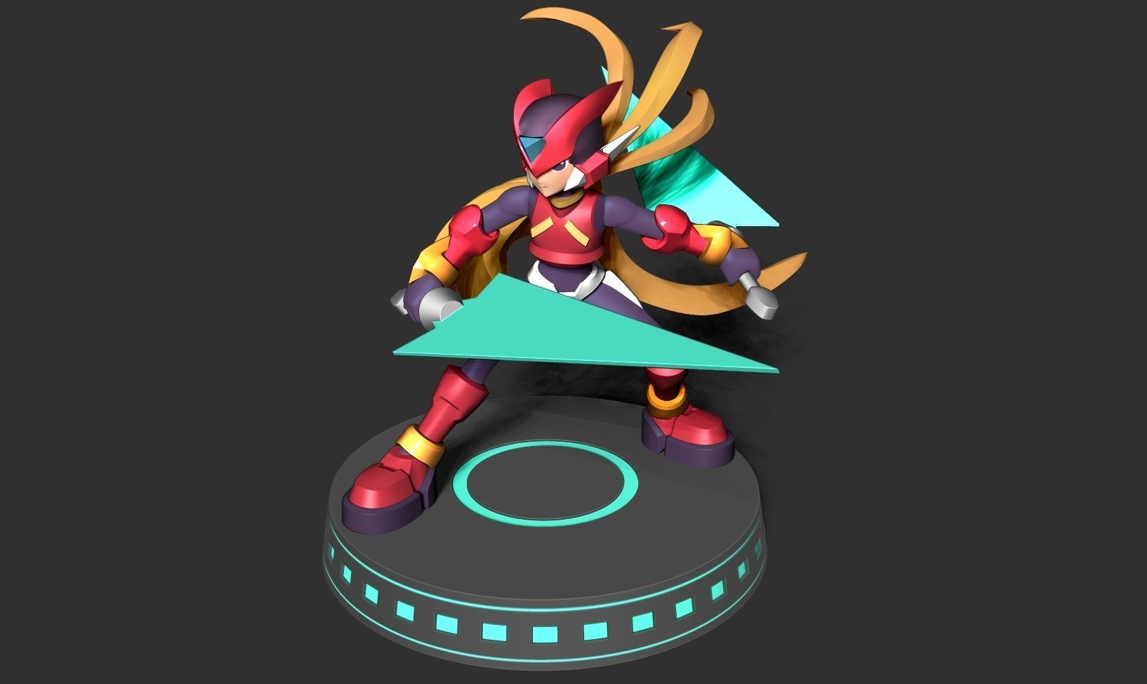 Mega Man Zero 3D print model_15