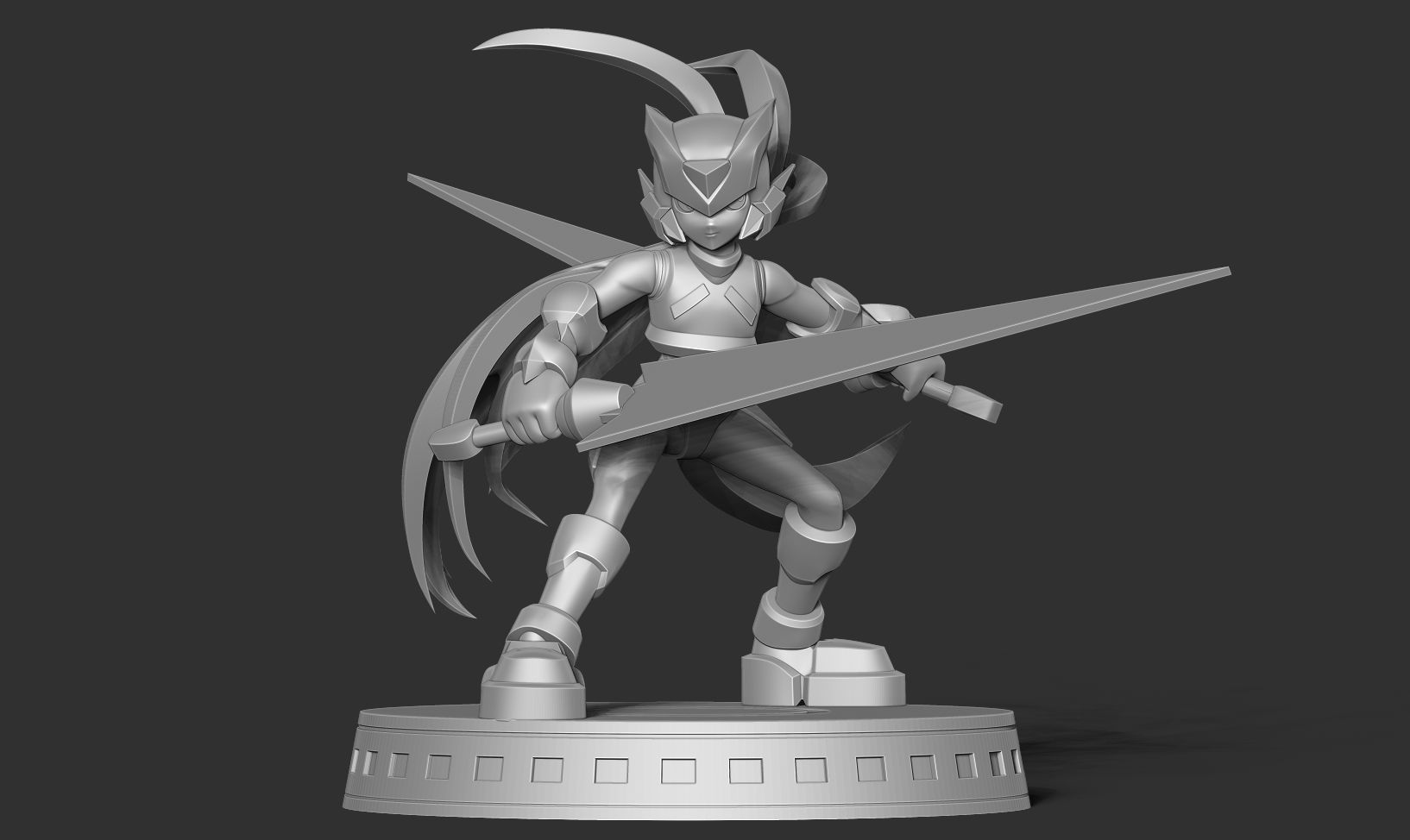 Mega Man Zero 3D print model_8