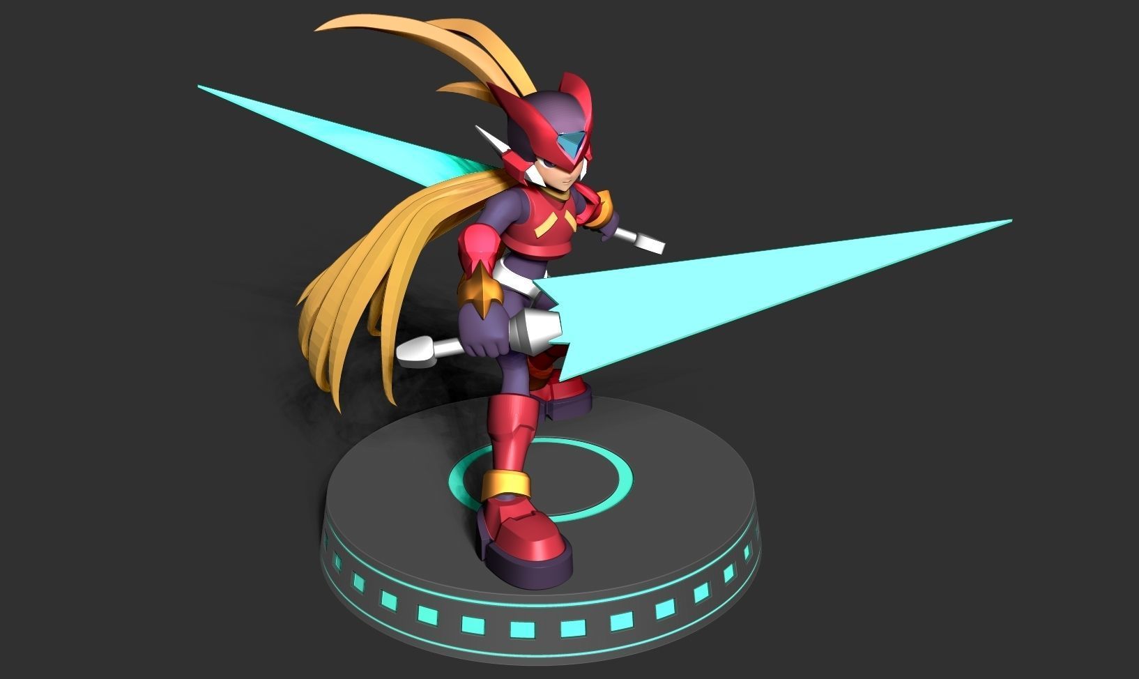 Mega Man Zero 3D print model_13
