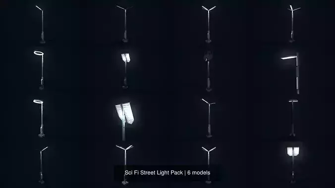 Sci Fi Street Light Pack