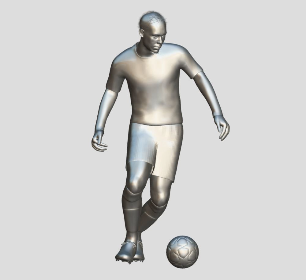 Virgil Van Dijk Low-poly 3D model_5