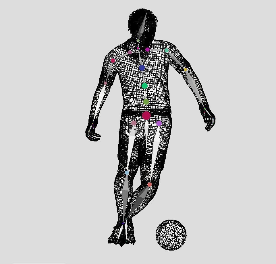 Virgil Van Dijk Low-poly 3D model_8