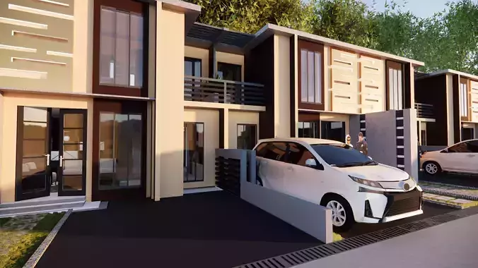 MODERN HOUSE 3D print model