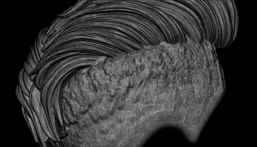 hair 14 3D print model_14