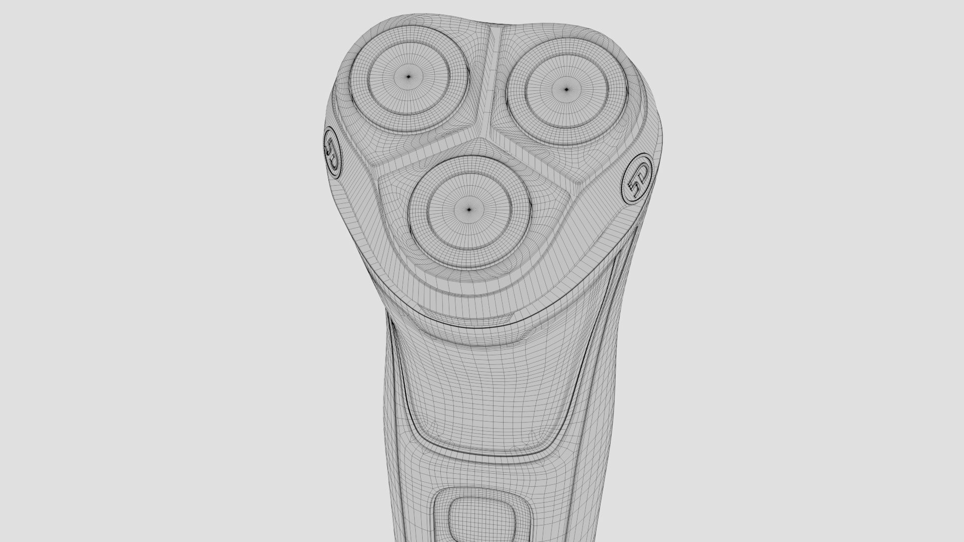 Philips Norelco Electric Shaver 3800 3D model_24