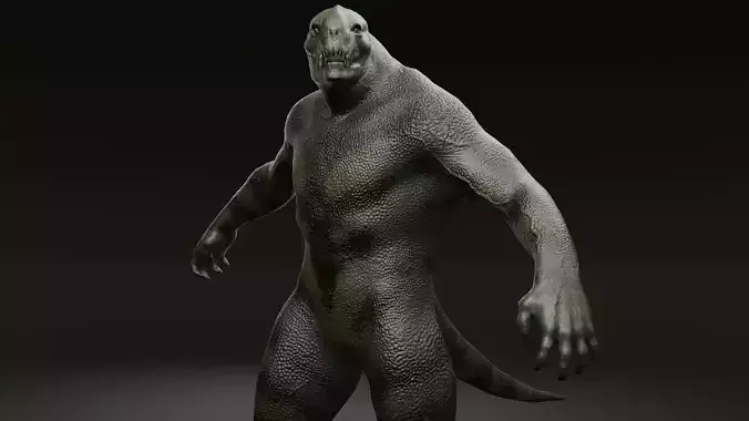 Reptiloid monster creature