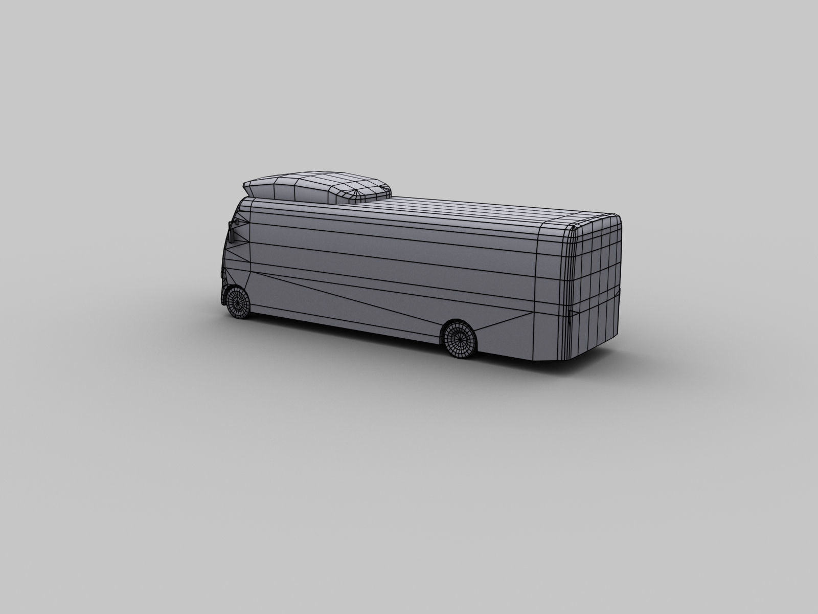 Arriva Electric Bus Low-poly 3D model_1