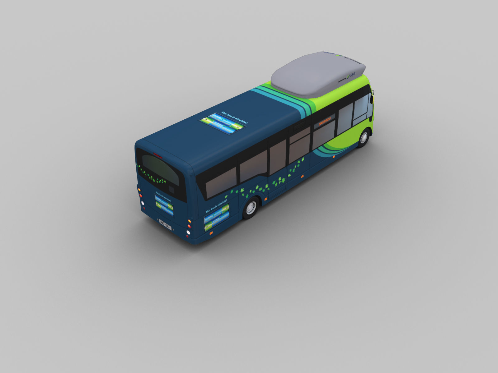 Arriva Electric Bus Low-poly 3D model_3