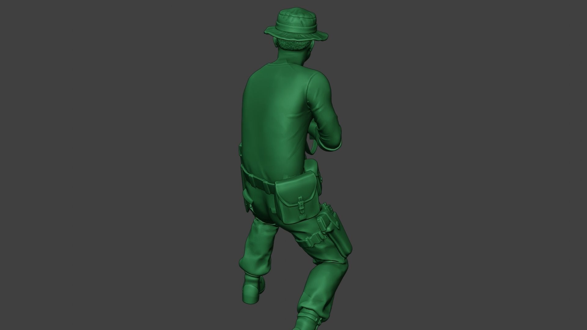 Modern Jungle Soldier Shoot Stand4 MJS1 3D print model_25