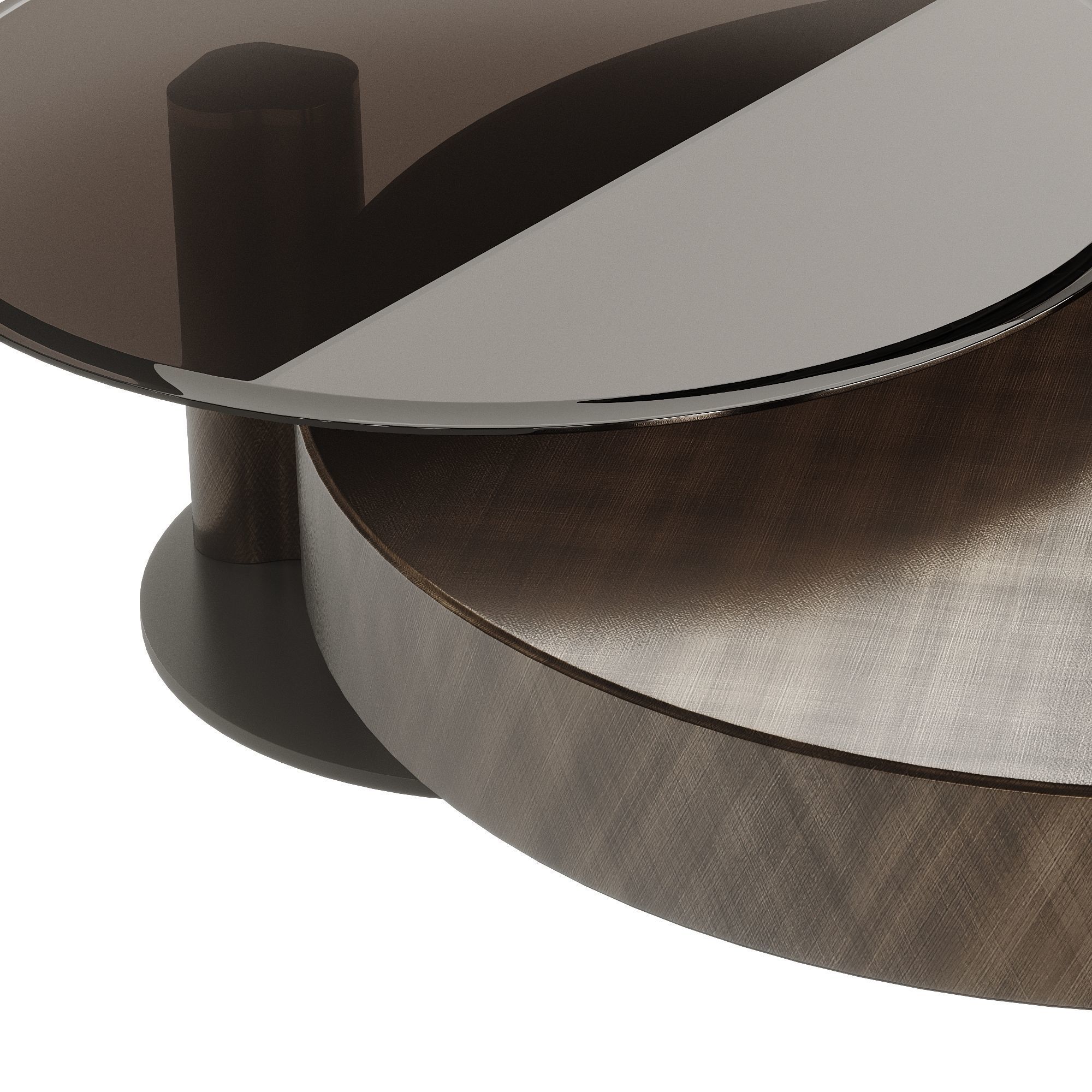 CATTELAN ARENA 2021 COFFEE TABLE Low-poly 3D model_3