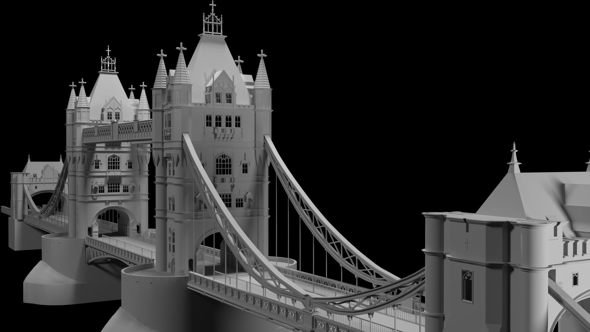 Tower bridge 3d model 3D model_6